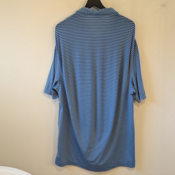 Vineyard Vines Men's Blue Stripe Performance Golf Polo Size XL - Picture 3 of 6